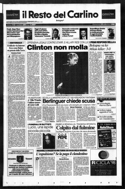 Il Resto del Carlino : giornale dell'Emilia